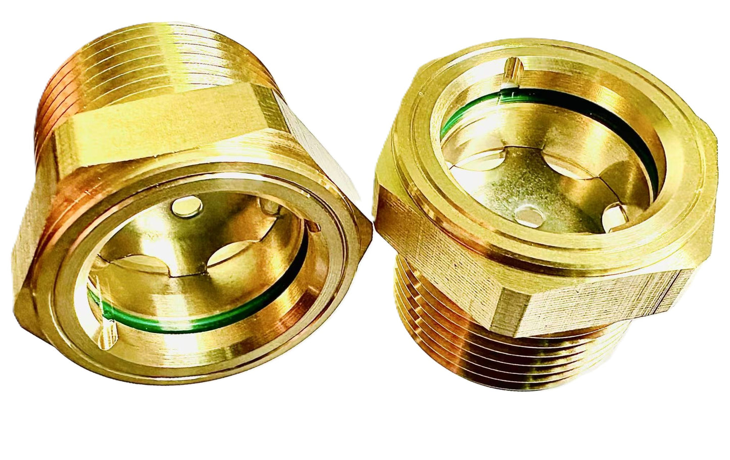 3/4 NPT Thread Brass Or Stainless Steel Oil Sight Glass,Oil level Eyes,Liquid Level Window For Air Compressor Roots Pump